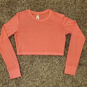 Pink crop sweater
